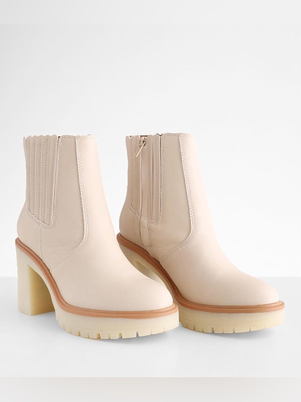 Oasis Society California Anastasia Lug Chelsea Boot- Beige - Picture 3 of 15